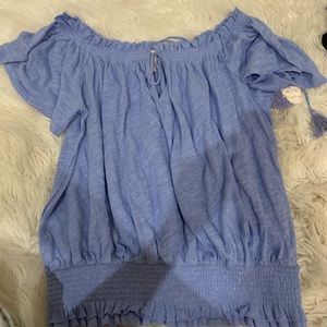 Off the shoulder free people top